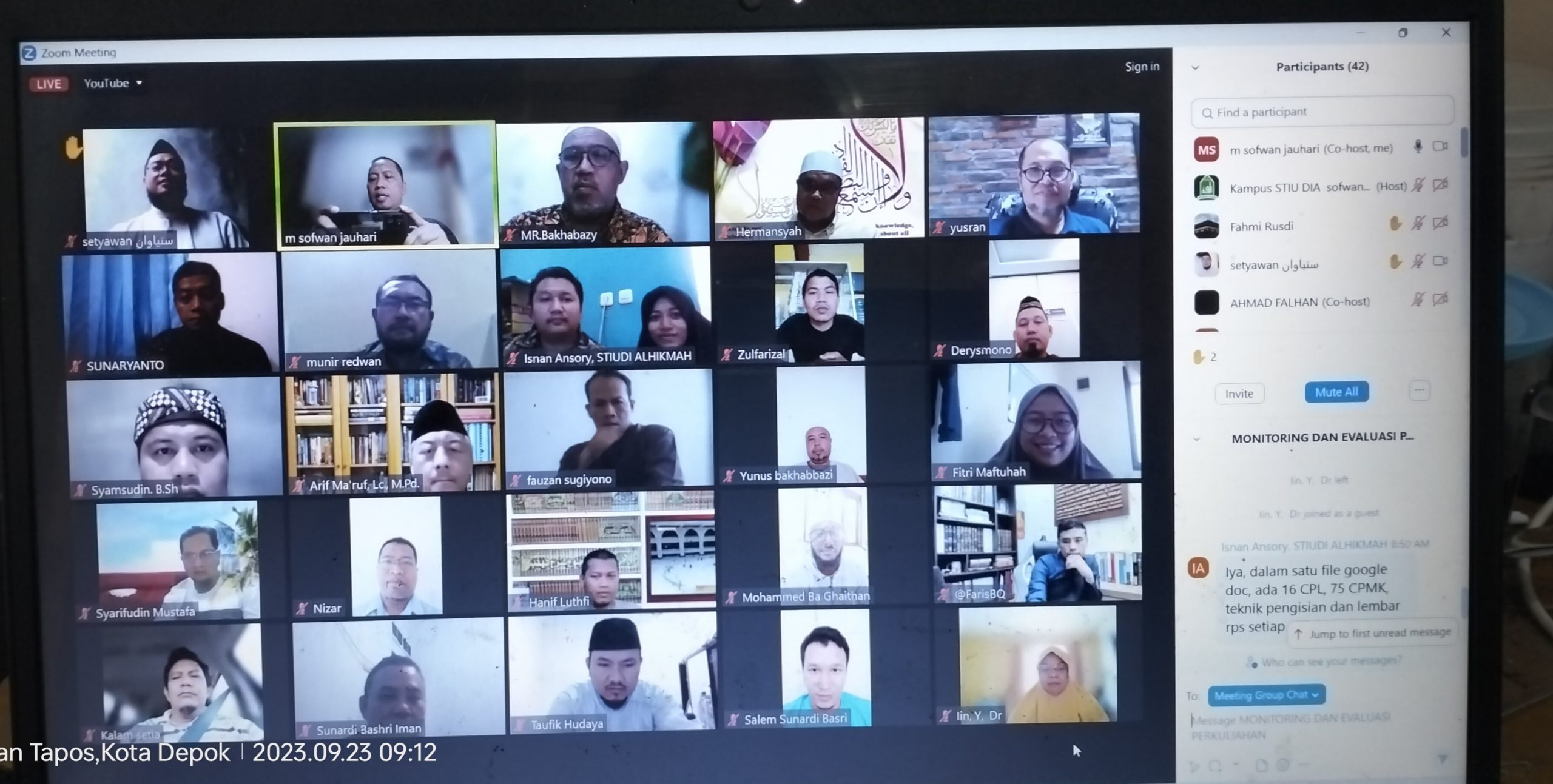 MONITORING DAN EVALUASI (MONEV) 